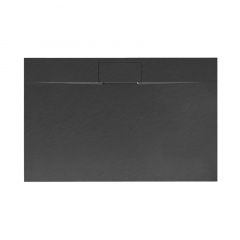 Душовий піддон Rea BAZALT 90x120х2,5 прямокутний, чорний Запорожье