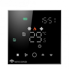 Терморегулятор для внутрішньопідлогових конвекторів Mycond Block Black 24V Wi-Fi Ровно