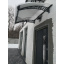 Металлический козырек/дашок над дверью Dash'Ok 1,5х1 м Хайтек Бронзовый сотовый поликарбонат 6 мм, Прозрачный Суми