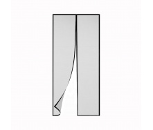 Москитная сетка для дверей на магнитах Clip-on Антипыль A 110*220 см Серый
