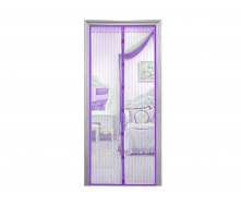 Дверная антимоскитная шторка - сетка на магнитах Magnetic Mesh 210х120 см Фиолетовая 429-42727612