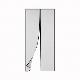 Москитная сетка для дверей на магнитах Clip-on Антипыль A 110*230 см Серый