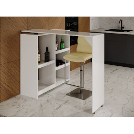 Барная стойка Кухонный стол трансформер 3 в 1 Rimos 1380x390 Белый (Z-13_B)
