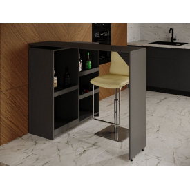 Барная стойка Кухонный стол трансформер 3 в 1 Rimos 1380x390 Антрацит (Z-13_An)