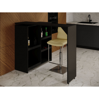 Барная стойка Кухонный стол трансформер 3 в 1 Rimos 1380x390 Черный (Z-13_BL)