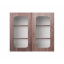 Навесной шкаф-витрина (двухдверный) (стекло 4 мм) 1,0 МАКСИ МЕБЕЛЬ (10585) Запоріжжя