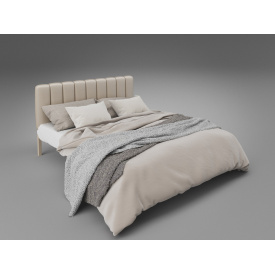 Двуспальная кровать Фуксия Tenero 160х200 см с мягким изголовьем