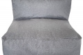 Бескаркасный модульный диван Блэк Прямой Tia-Sport (sm-0945-1) серый