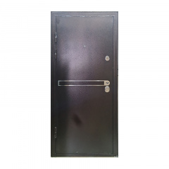 Входная дверь левая ТД 887М 2050х960 мм Коричневый/Царга дуб золотой Одесса