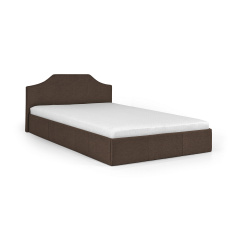 Ліжко Моніка 160х200 (Коричневий, ламелі, матрац, ніша) Надвірна