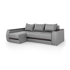 Кутовий диван Осака (світло-сірий, 250х170 см) IMI Premium Сумы