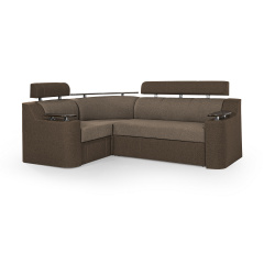 Кутовий диван Невада (бежевий з коричневим, 255х185 см) ІМІ Чернівці