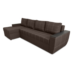 Кутовий диван Наполі Плюс (коричневий, 300х150 см) IMI Миколаїв