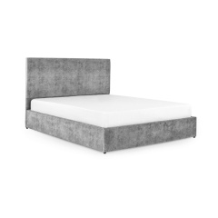 Ліжко Лаванда 160х200 (Світло-сірий, велюр, без підйомного механізму) IMI Никополь