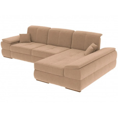 Кутовий диван Денвер 2 (персиковий, 285 х 195 см) Ровно
