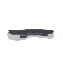 Кутовий диван Спейс XXL (темно-сірий з молочним, 375х310 см) Чернівці