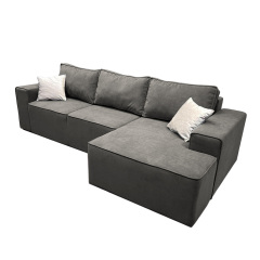 Кутовий диван Манго + підсилення (Сірий, 260х170 см) IMI Суми