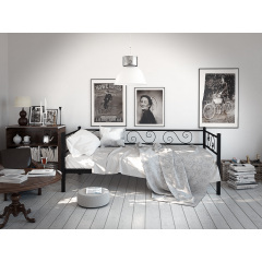 Диван-кровать Амарант Tenero 900х1900 Черный бархат (10000081) Ужгород