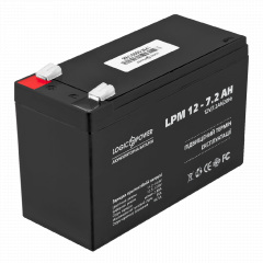 Аккумулятор свинцово-кислотный LogicPower AGM LPM 12 - 7.2 AH Вишгород
