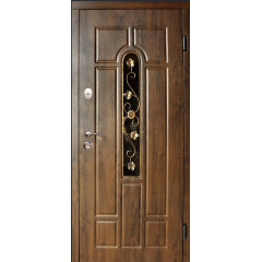 Двери входные Ваш Вид Эскада стеклопакет 3 Дуб бронзовый 860,960х2040х86 Левое/Правое Энергодар