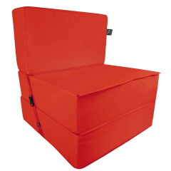 Бескаркасное кресло раскладушка Tia-Sport Поролон 180х70 см (sm-0920-3) красный Прилуки