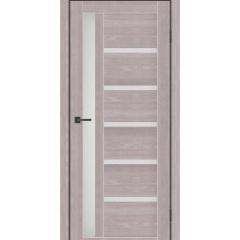 Дверное полотно MS Doors ORLEAN 90см дуб серый стекло сатин Миколаїв