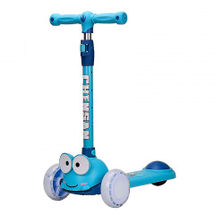 Самокат детский 3-х колесный Bambi SC21001 колеса с подсветкой Синий Прилуки
