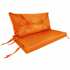 Комплект подушек Tia-Sport Сидушка и спинка Оксфорд Оранжевый (sm-0961) Херсон