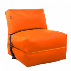 Бескаркасное кресло раскладушка Tia-Sport 180х70 см оранжевый (sm-0666-2) Вінниця