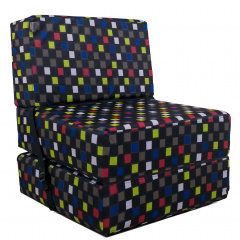 Бескаркасное кресло раскладушка Tia-Sport Принт поролон 210х80 см (sm-0890-8) Суми