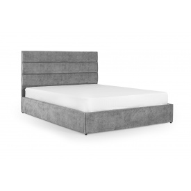Ліжко Лілія 160х190 (Світло-сірий, велюр, підйомний механізм, ніша) IMI
