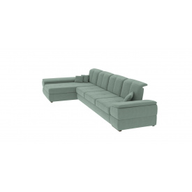 Кутовий диван Денвер 3 (сіро-зелений, 335х170 см)