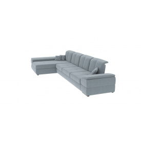 Кутовий диван Денвер 3 (сірий, 335х170 см)