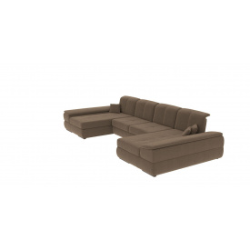 Кутовий диван Денвер П2 (коричневий, 353х170 см)
