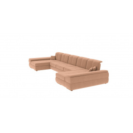 Кутовий диван Денвер П3 (персиковий, 400х170 см)