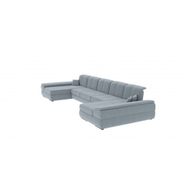 Кутовий диван Денвер П3 (сірий, 400х170 см)