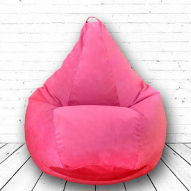 Кресло груша Tia-Sport Велюр 90х60 см розовый (sm-0237-2)