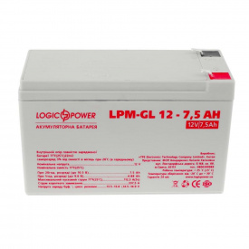 Аккумулятор гелевый LogicPower LPM-GL 12 - 7.5 AH