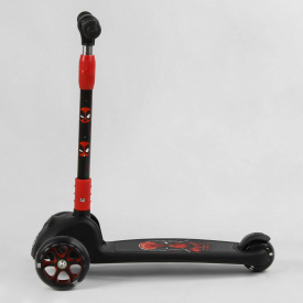 Самокат трехколесный детский Best Scooter 60 кг Black and Red (105788)
