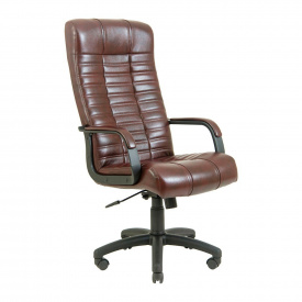 Офисное кресло руководителя Richman Atlant VIP Рич M3 MultiBlock Натуральная Кожа Lux Италия Коричневый