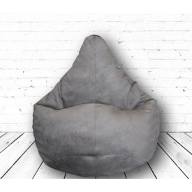 Кресло груша Tia-Sport Велюр 90х60 см серый (sm-0237-1)