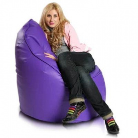 Бескаркасное кресло Tia-Sport Магнат 80х80х100 см фиолетовый (sm-0701)