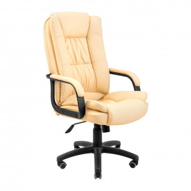 Офисное кресло руководителя Richman California VIP Rich M3 MultiBlock Натуральная Кожа Lux Италия Бежевый