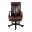 Офисное кресло руководителя Richman Boston VIP Wood M2 AnyFix Натуральная Кожа Lux Италия Коричневый Суми
