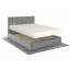 Ліжко з матрацом Айстра 160х200 (Світло-сірий, велюр, без підйомного механізму) IMI Черкаси