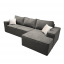 Кутовий диван Манго + підсилення (Сірий, 260х170 см) IMI Кременчуг
