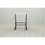 Стол приставной Ferrum-decor Амиго 62x60x40 металл Черный ДСП Белое 16мм (AMI0001) Свеса