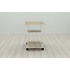 Стол приставной Ferrum-decor Адан 62x40x60 металл Белый ДСП Дуб Сонома 16мм (ADA0011) Ужгород