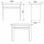 Стол письменный МО-4 Компанит Нимфея альба (90х60х73,6 см) Березне