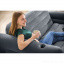Надувной диван Intex 66552-4, 203 х 224 х 66 см с электрическим насосом и подушками Черный Лосиновка